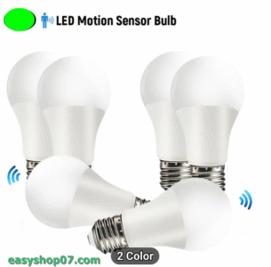 LED motion and light sensor bulb