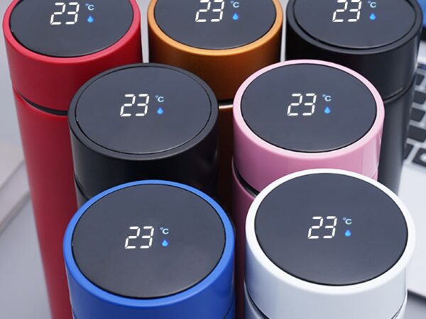 Smart LED Active Temperature Display Indicator Insulated Stainless Steel Hot & Cold Flask Water Bottle