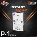 Bester Instant Gas Water Heater 8 Liters – Stylish floral design, fast heating, and energy-efficient geyser for home use.