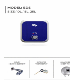 Electric Water Heater 15 Liter - Semi Instant Geyser